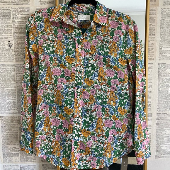 JCrew Slim-fit shirt in Liberty® Petunia floral - Picture 2 of 4